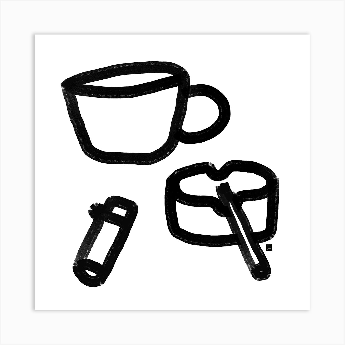 Morning Ritual Art Print by Cacttone