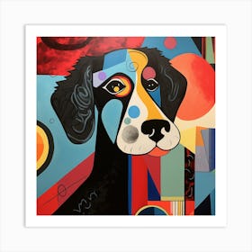 Abstract Dog Art Print