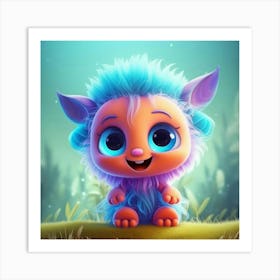 Cute Troll Art Print