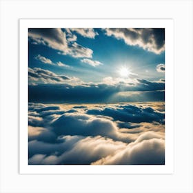 Above The Clouds Art Print