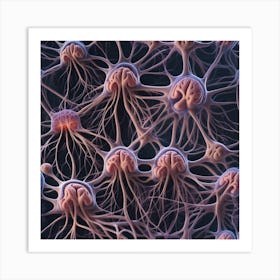 Neuronal Network Art Print