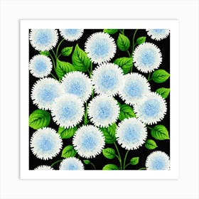 Chrysanthemums 34 Art Print