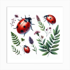 Ladybird 2 Art Print