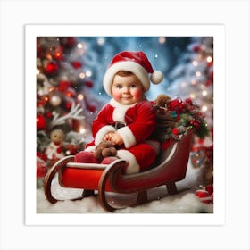 Santa Baby 6 Art Print