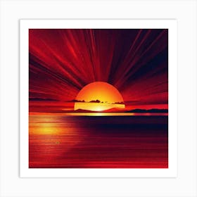 Sunset Painting, Sunset Painting, Sunset Painting, Sunset Painting, Sunset Art Print