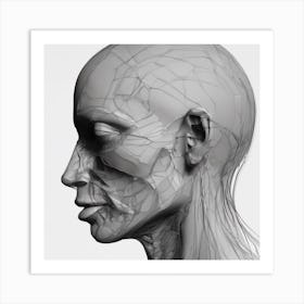 Human Head 2 Art Print