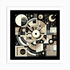 Abstract Space Design Art Print