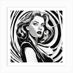 Chiaroscuro Mystique A Pop Art Tribute (4) Art Print