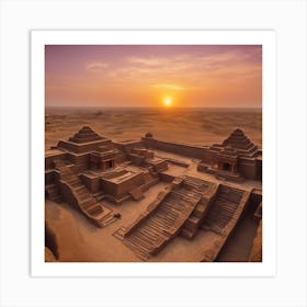 Egyptian Temple Art Print