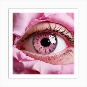 Pink Eye 5 Art Print