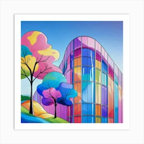 Colorful Building 3 Art Print