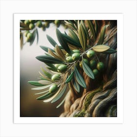 Olive Tree Art Print