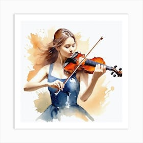 Violinist Art Print