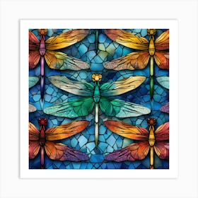 Dragonflies Art Print