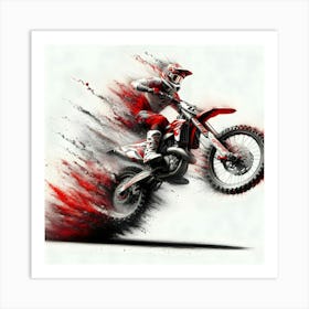 Bike Rider Art Print