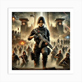 Rise Of The Phoenix Episode8 Zoya Leading Coalition 1024x1024 Art Print