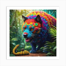 Colorful Animal Art Print