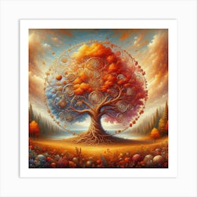 Pride Tree of Life & Beauty Art Print