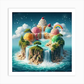 Ice-Cream Island Art Print