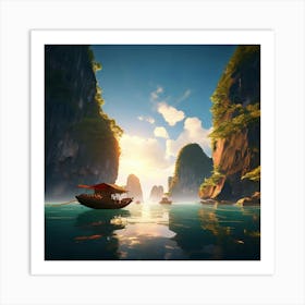 H Long Bay Art Print