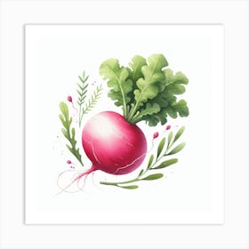 Radish 1 Art Print