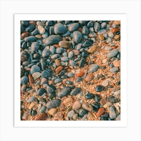 Pebbles On The Beach Art Print