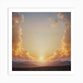 Sunset - Sunset Stock Videos & Royalty-Free Footage Art Print