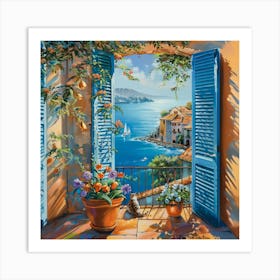 Window To The Sea Art Print