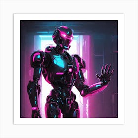 Robot Art Art Print