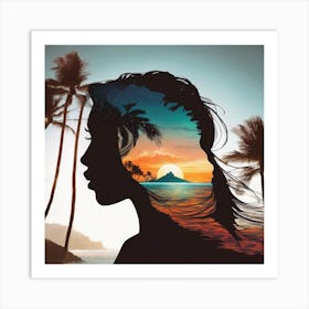 Hawaiian Sunset 1 Art Print