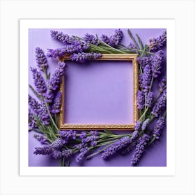 Lavender Frame 2 Art Print