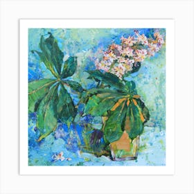 Chestnut flowers Art Print