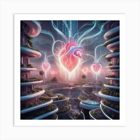 Futuristic City Art Print