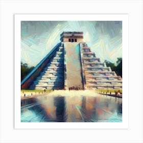 Chichen Itza of Chile - Painting Art Print