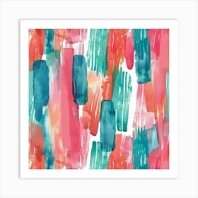 Abstract Watercolor Painting 38 Art Print