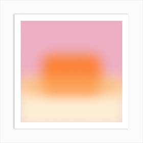 Blurred Square - Spring III Art Print