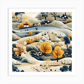 Autumn Paradise Art Print