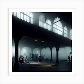 Dark Gym Art Print