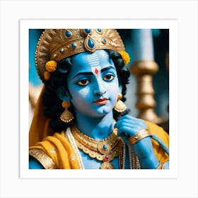 Lord Krishna 3 Art Print