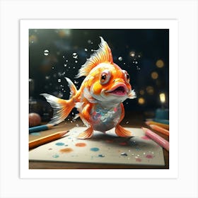 Goldfish 7 Art Print