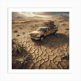 Ford Truck Ad Art Print