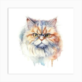 Persian Traditional Cat Portrait 3 Art Print