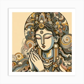 Guan Yin 3 Art Print