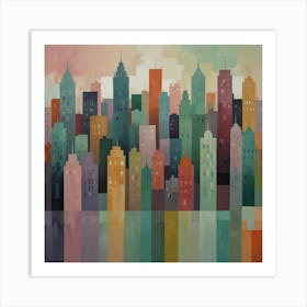 Cityscape 43 Art Print