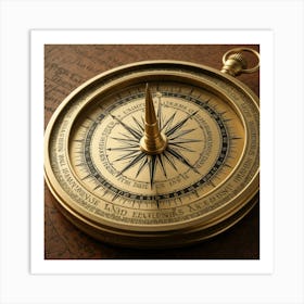 Compass 14 Art Print