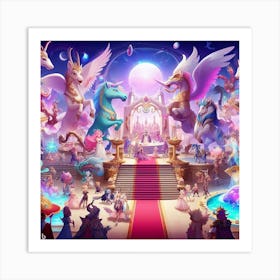 Disney'S Fairytale Kingdom Art Print