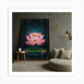 Lotus Flower 1 Art Print