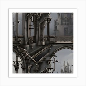 Gothic Castle Art Print