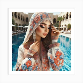 Muslim Girl Art Print