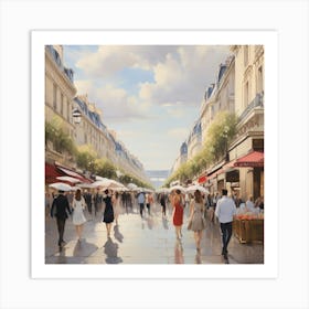 Paris Street.6 Art Print